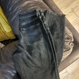 Evereve Dark Gray Straight Leg Jeans